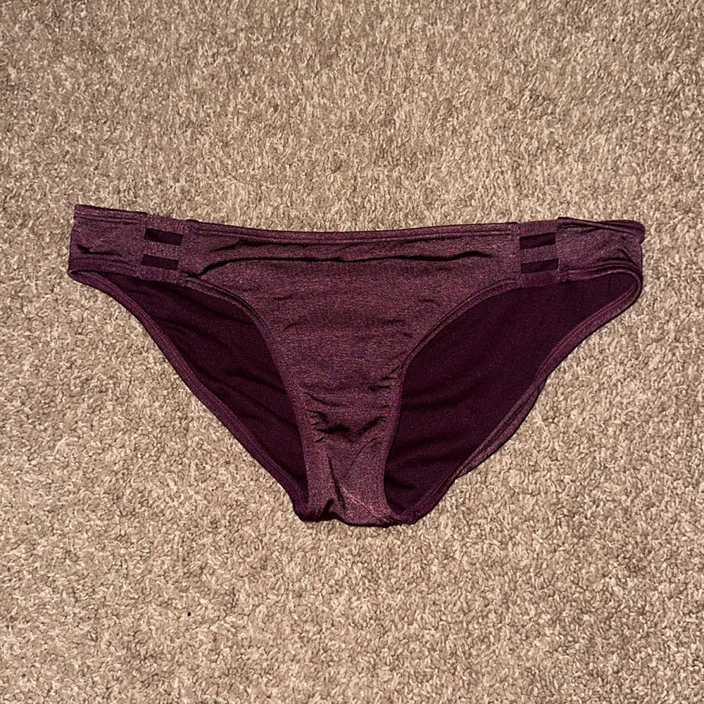 Purple Athelta swim suit bottoms